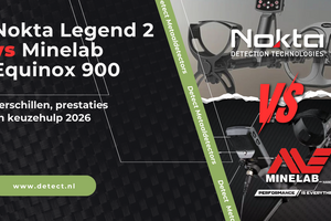 Nokta Legend 2 vs Minelab Equinox 900: verschillen, prestaties en keuzehulp 2026