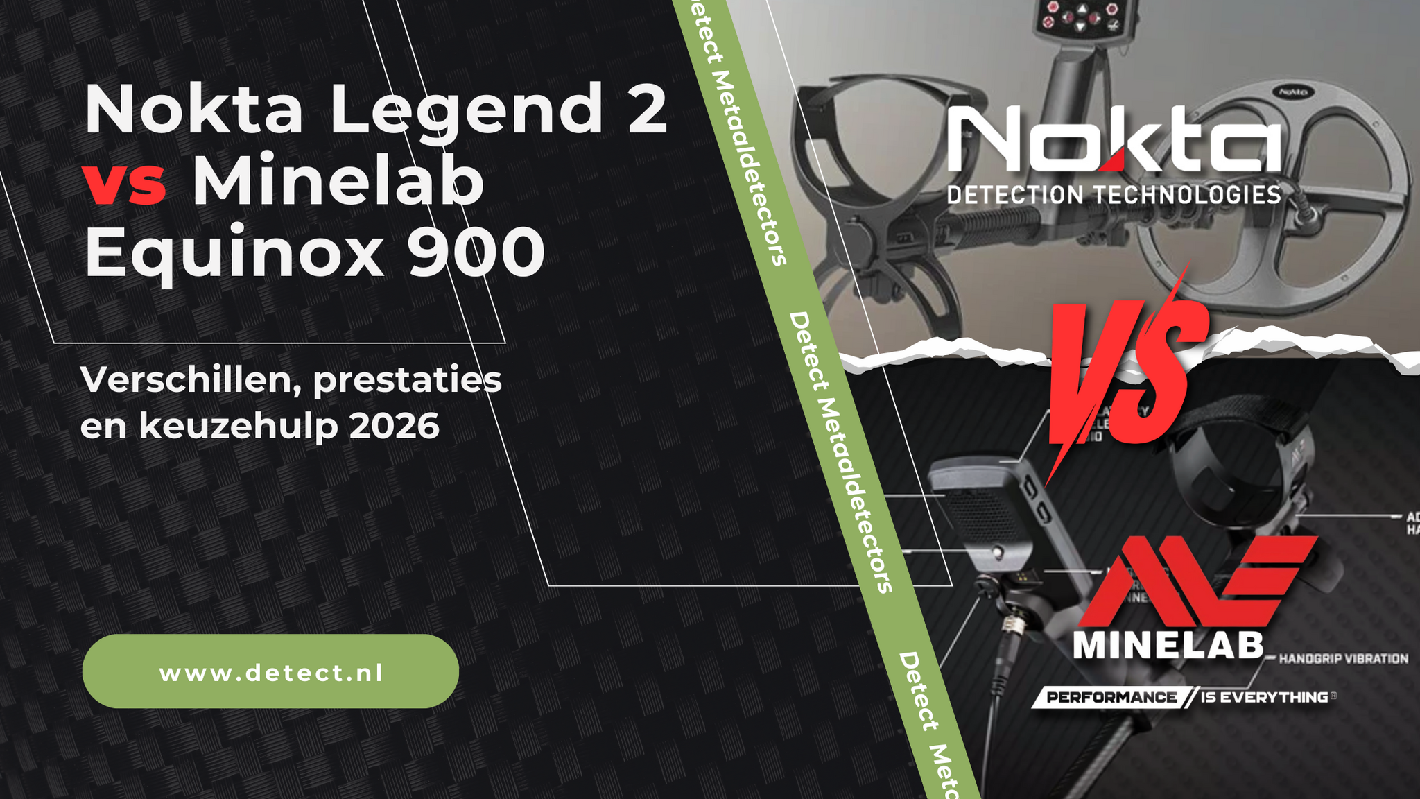 Nokta Legend 2 vs Minelab Equinox 900: verschillen, prestaties en keuzehulp 2026