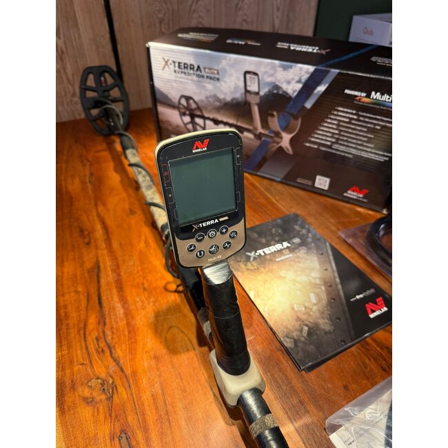 Gebruikte Metaaldetectors Occ 8: Minelab X Terra Elite expedition pack