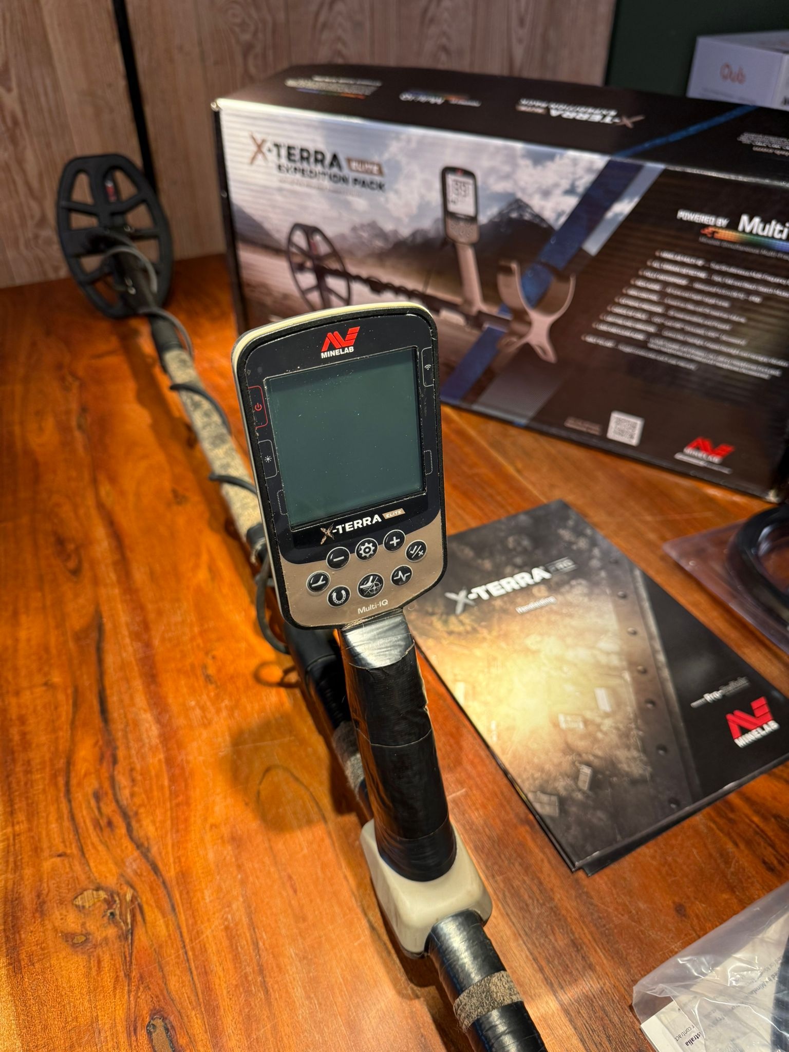 Gebruikte Metaaldetectors Occ 8: Minelab X Terra Elite expedition pack
