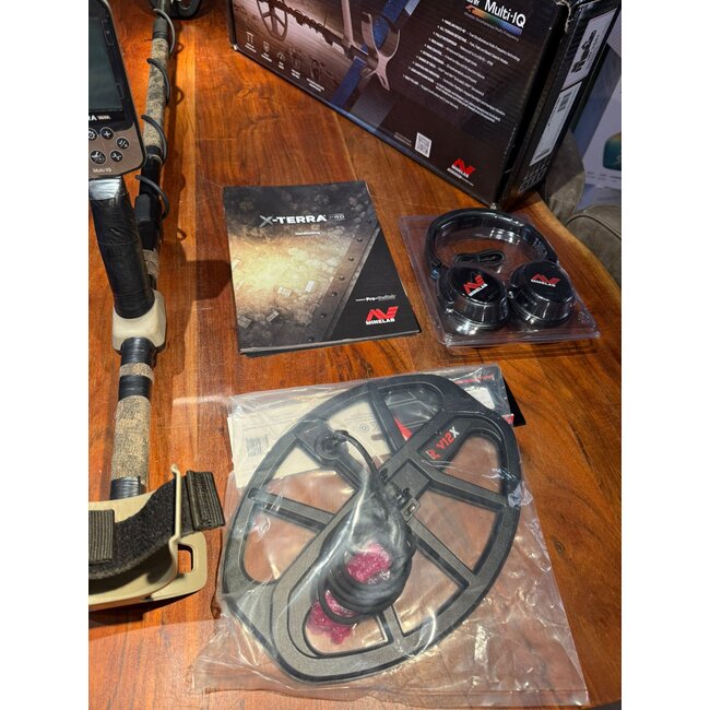 Gebruikte Metaaldetectors Occ 8: Minelab X Terra Elite expedition pack