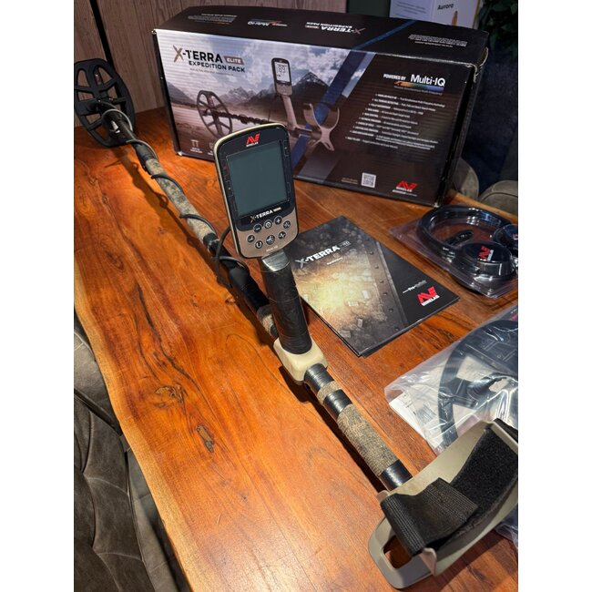 Gebruikte Metaaldetectors Occ 8: Minelab X Terra Elite expedition pack