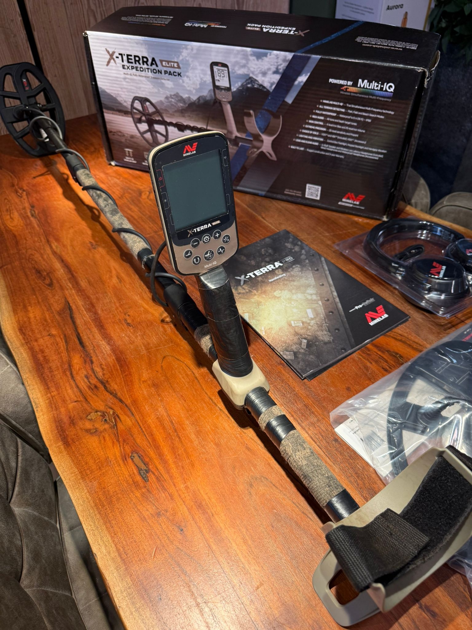 Gebruikte Metaaldetectors Occ 8: Minelab X Terra Elite expedition pack