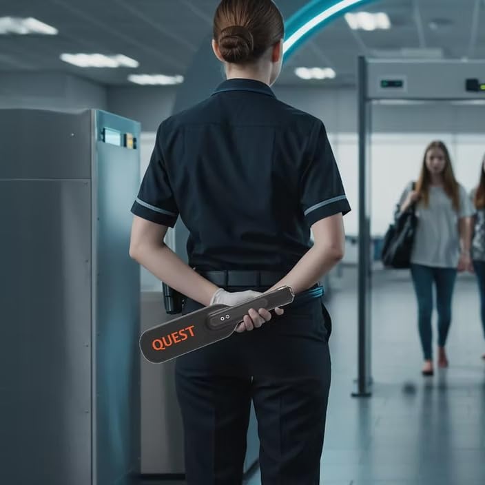 Quest Quest Searchwand Hand-Metalldetektor / Sicherheitsscanner