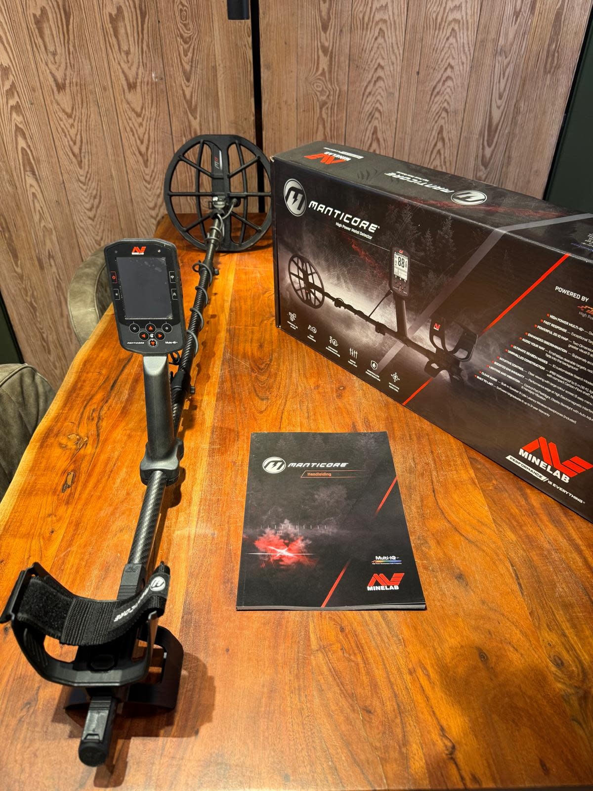 Gebruikte Metaaldetectors Occ 47:Minelab Manticore