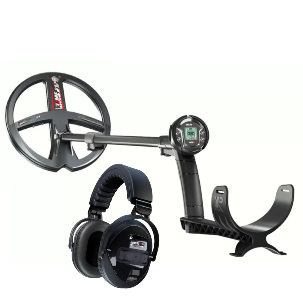 XP Metaaldetectors XP Deus 2 WS6 Master metal detector with 28 cm FMF search coil and WSA 2 XL headphones