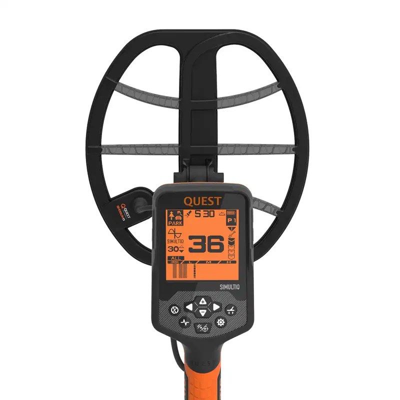 Quest Quest S30 Multifrequency Metal Detector for Land, Beach and Water