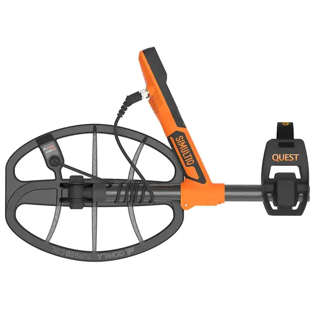 Quest Quest S PRO Multifrequency Metal Detector with Wireless Headphones