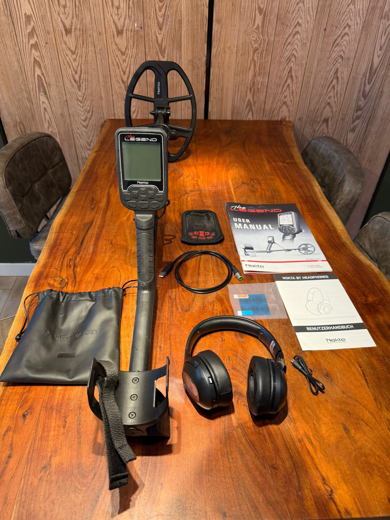Gebruikte Metaaldetectors Occ 10: Nokta Legend met WHP