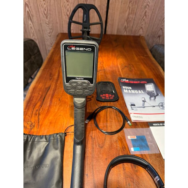 Gebruikte Metaaldetectors Occ 10: Nokta Legend met WHP