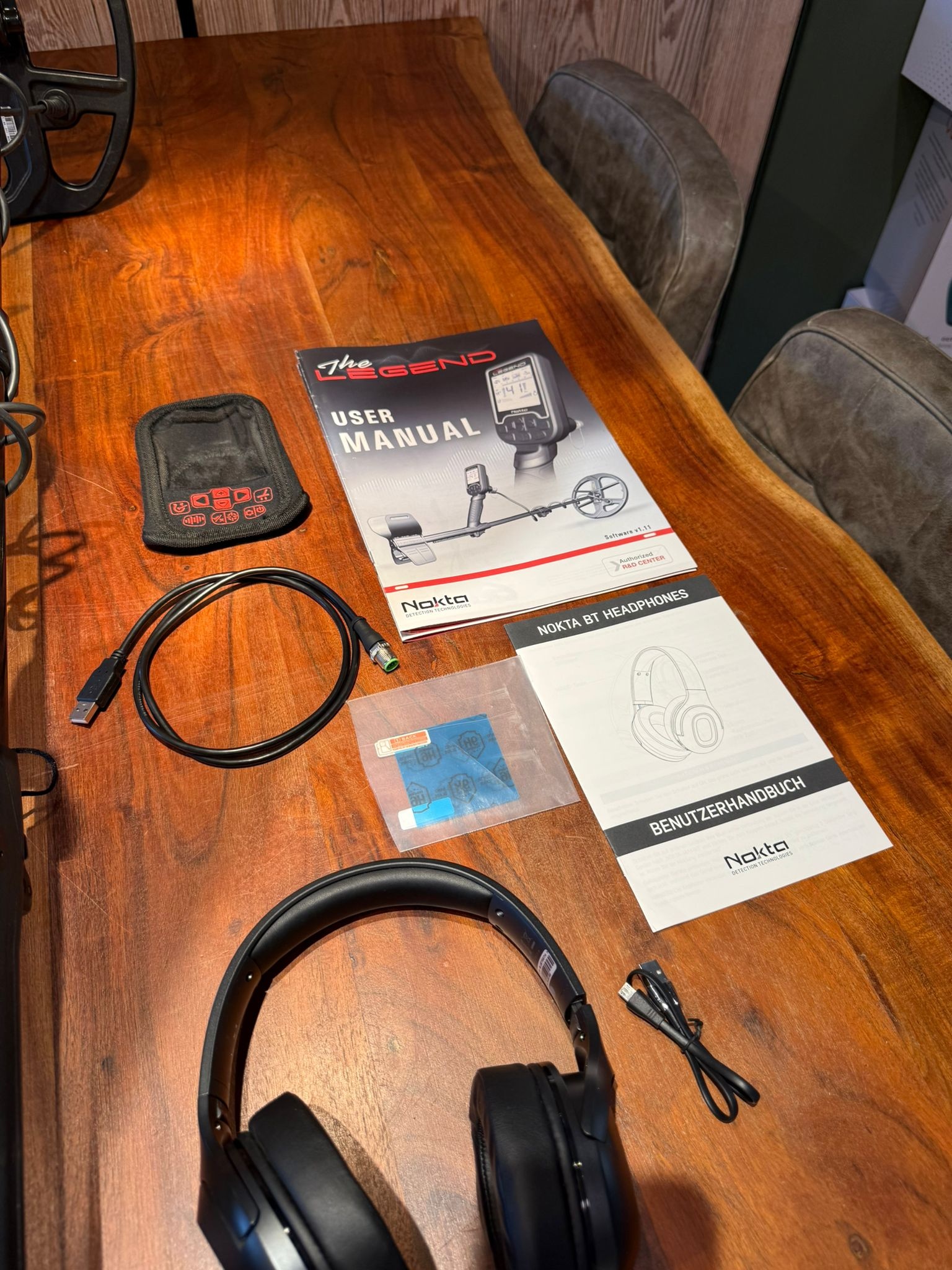 Gebruikte Metaaldetectors Occ 10: Nokta Legend met WHP