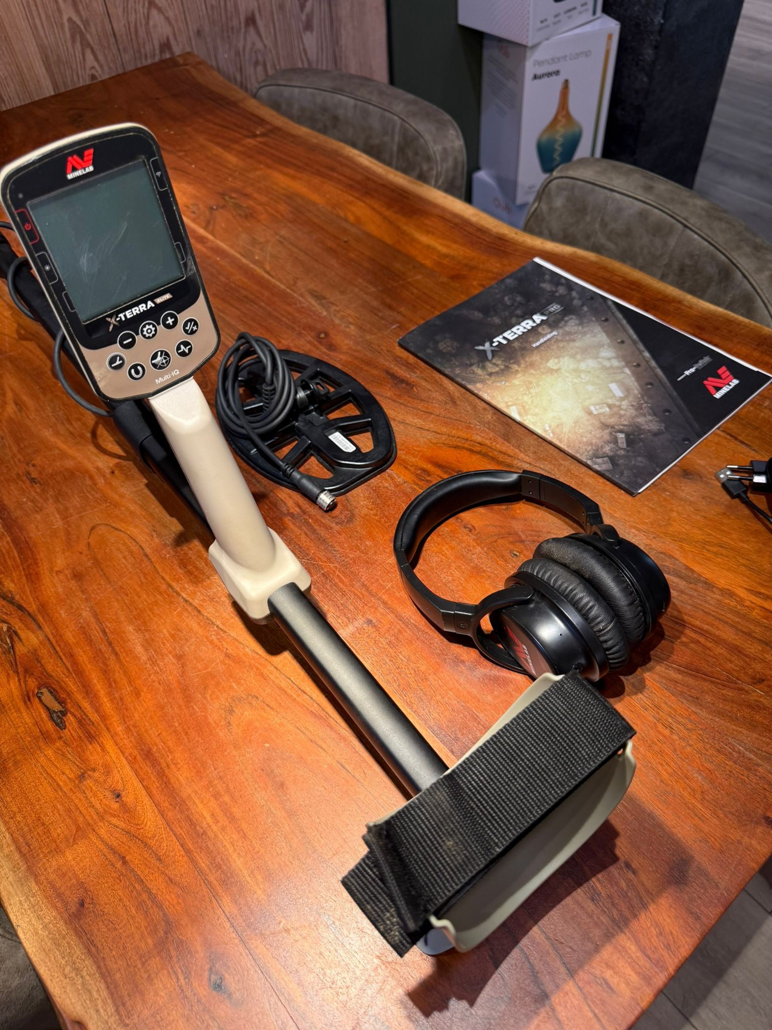 Gebruikte Metaaldetectors Occ 28: Minelab X-TERRA ELITE EXPEDITION PACK