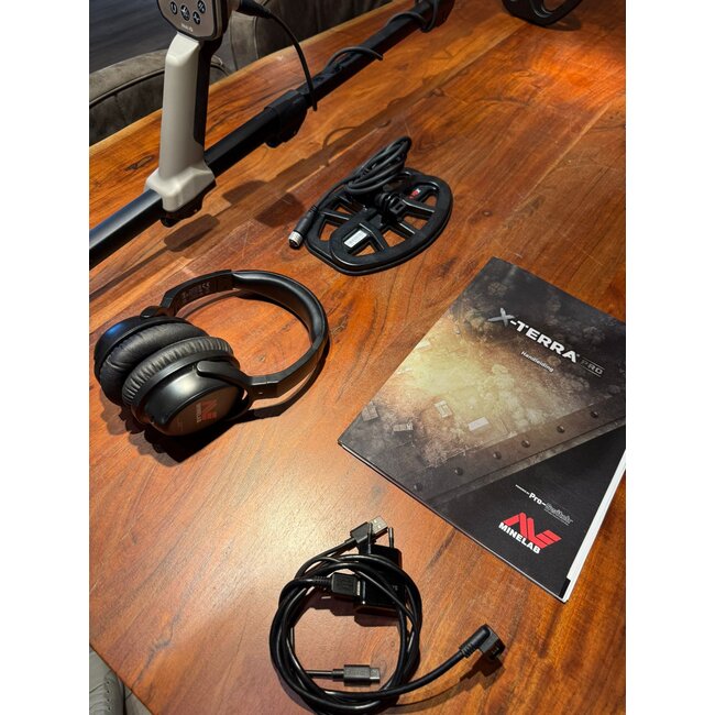 Gebruikte Metaaldetectors Occ 28: Minelab X-TERRA ELITE EXPEDITION PACK