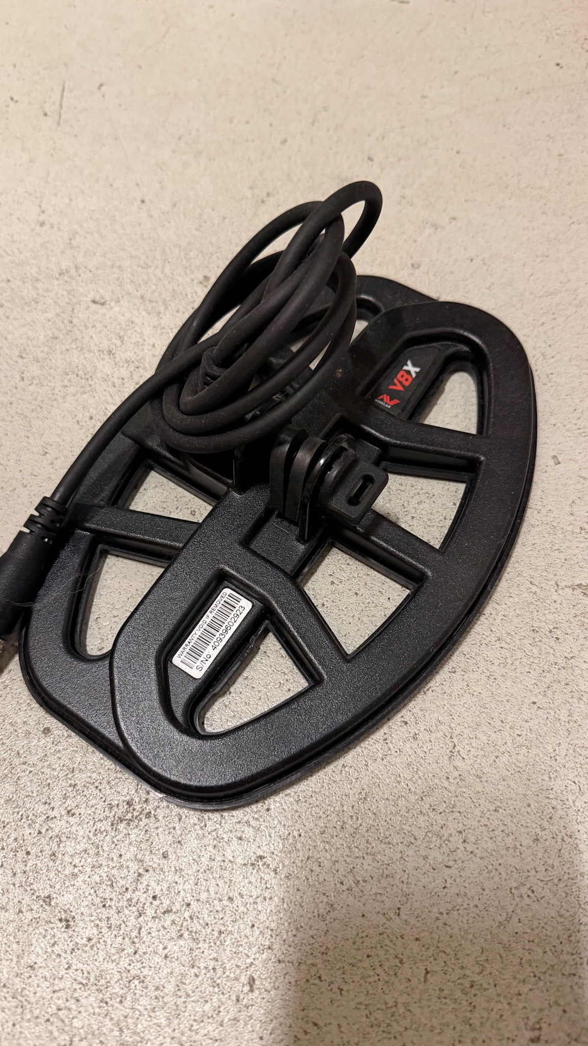 Gebruikte Metaaldetectors Occ 05: Minelab zoekschijf V8X