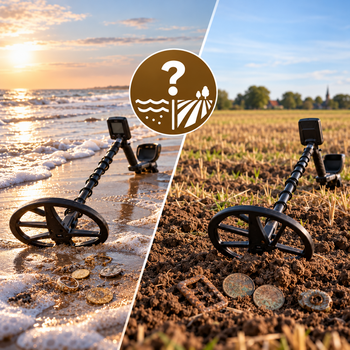 Metalldetektor für Strand oder Acker?