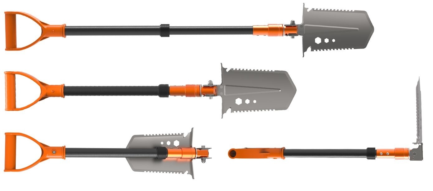 Quest Spade, adjustable and foldable