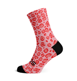 Sox Footwear Sox Footwear Socks Pink Leapord L