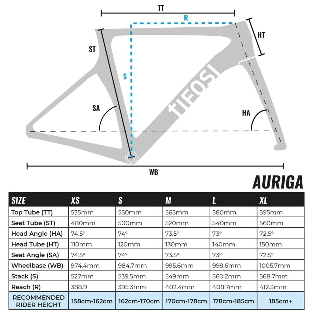 2024 Tifosi Auriga Disc Ultegra Di2 Silver Bike Small