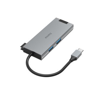 HAMA HAMA USB-C-hub, 5-poorts, 2x USB-A, USB-C, HDMI, LAN/ethernet