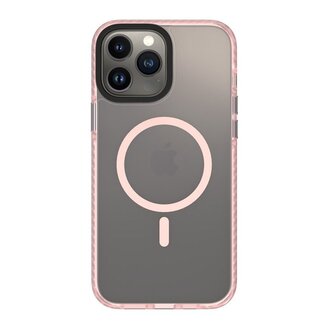 NovaNL NovaNL iPhone 13 Pro Max Hoes Prismatic Magsafe - Roze