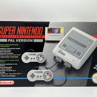 Super Nintendo Console Bundle - Super Mario World - HOL
