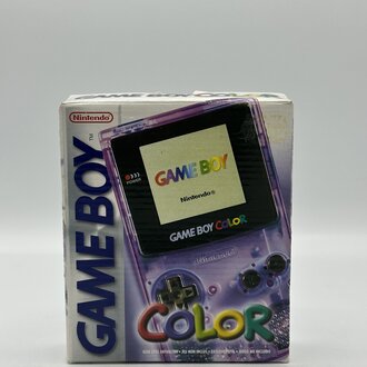 GameBoy Color (Clear Purple) - EUR - Nintendo Game Boy Color
