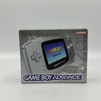 Game Boy Advance (Limited Edition Platinum) - EUR - Nintendo Game Boy Advance