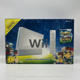 White Nintendo Wii System [Inazuma Eleven Strikers Pack]