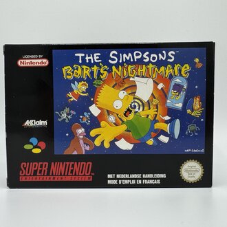 The Simpsons Bart's Nightmare - FAH - Super Nintendo