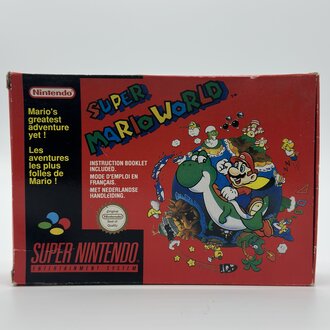 Super Mario World [Red Box] - UKV - Super Nintendo