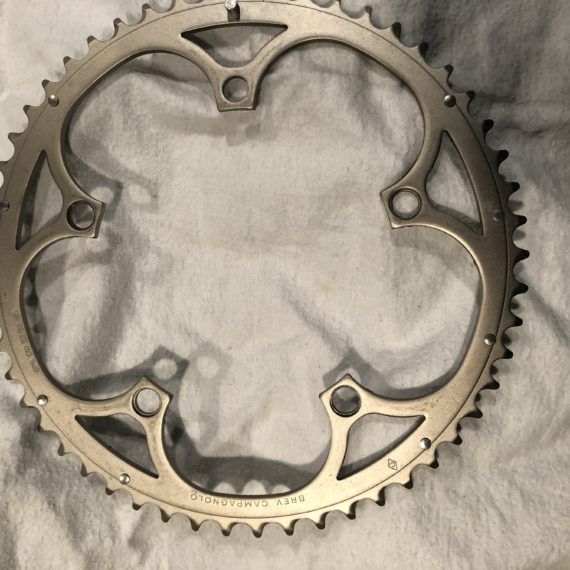 Campagnolo 10 speed kettingwiel 53T chainring Ultra Drive NOS Gobikeparts.nl