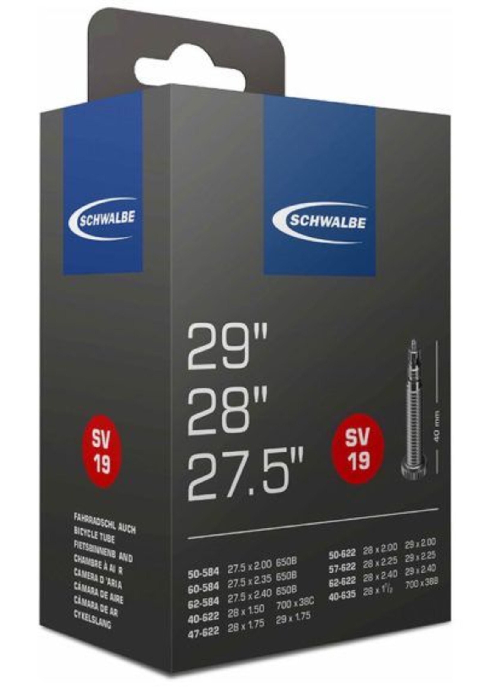 Schwalbe Schwalbe SV 19 29-28-27.5 binnenband