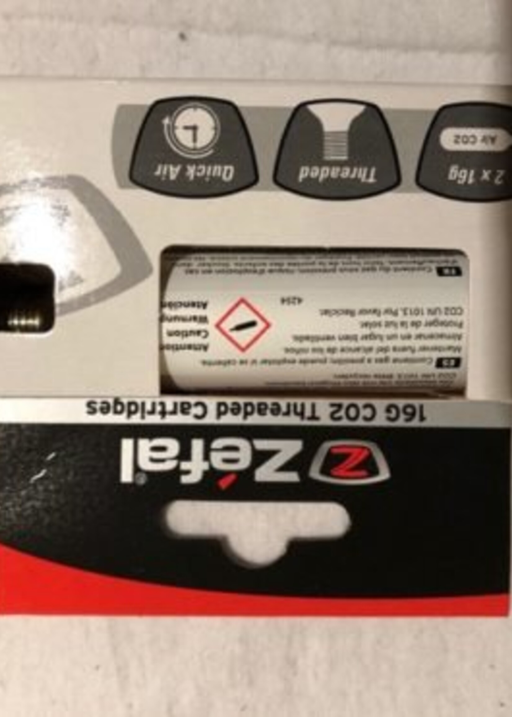 Zefal Zefal reserve CO2 cartridge 2 stuks