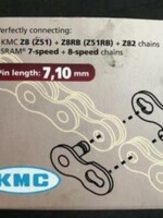 KMC KMC missing link 7/8-speed ketting, herbruikbaar, zilver
