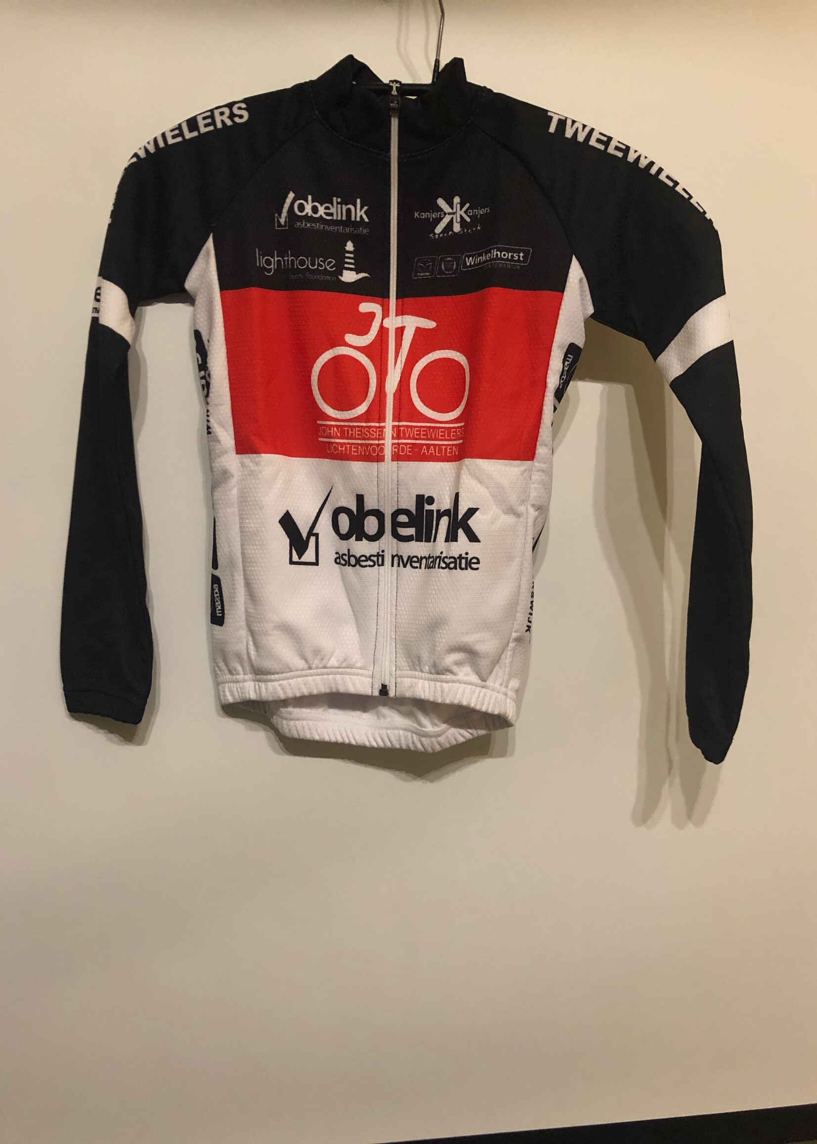 Bioracer Bio Racer fietsshirt maat 140, lange mouw.