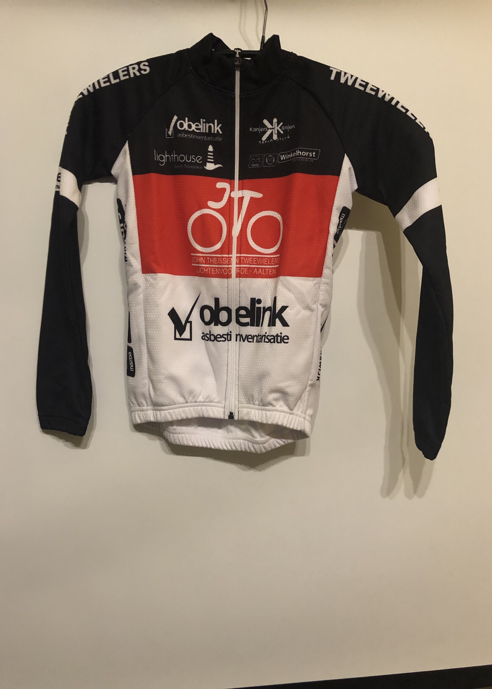 Bioracer Bio Racer fietsshirt maat 128, lange mouw.