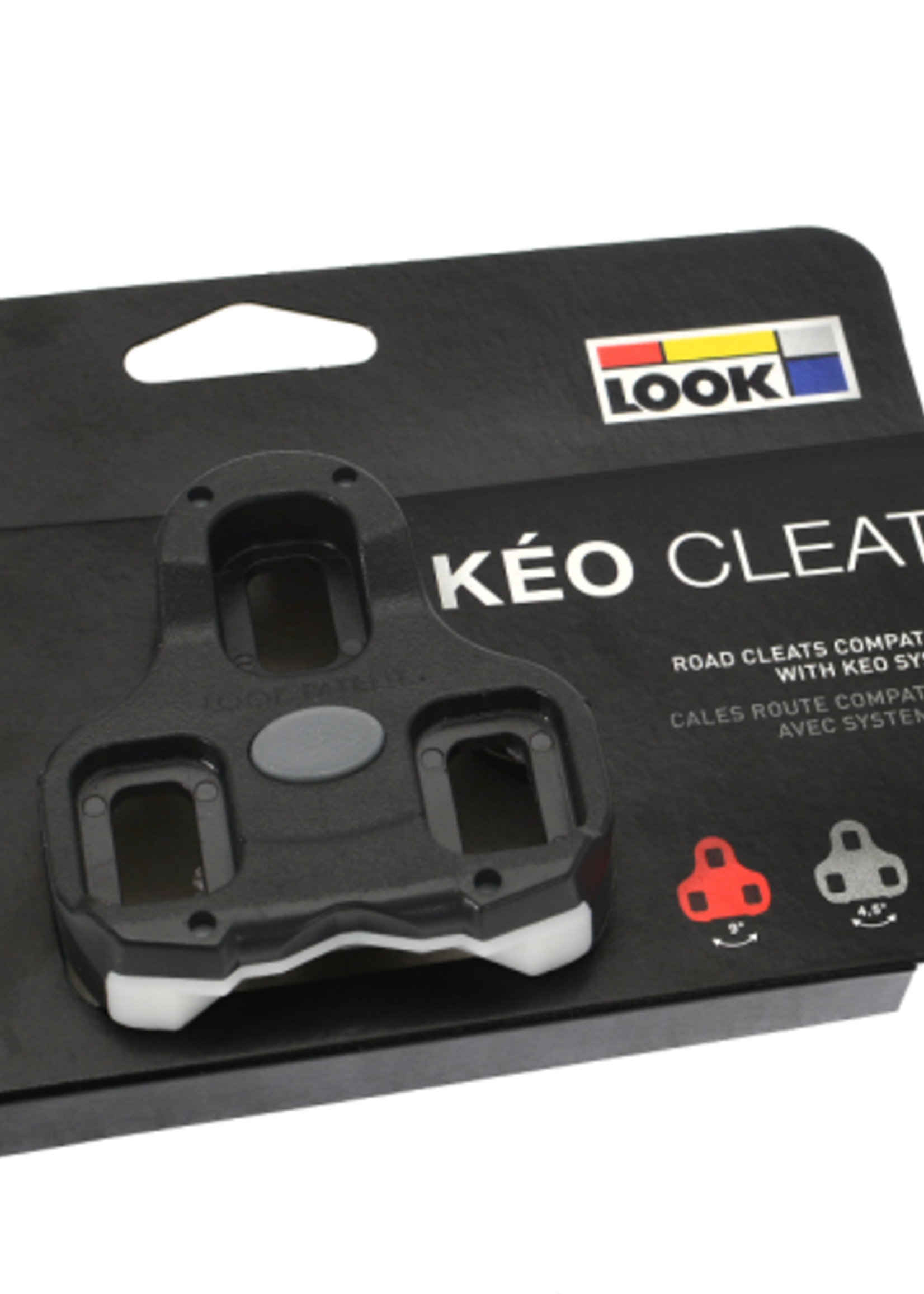 Look Look KEO schoenplaatjes 0° zijwaartse speling zwart