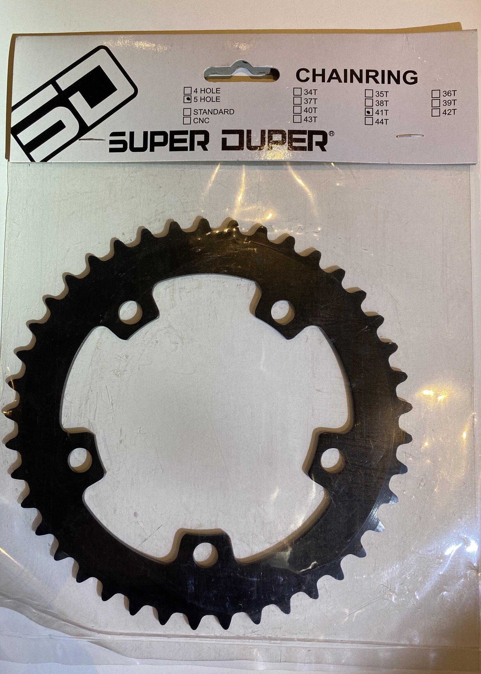 Super Duper BMX Tandwiel Super Duper 5 Arm 41t Zwart