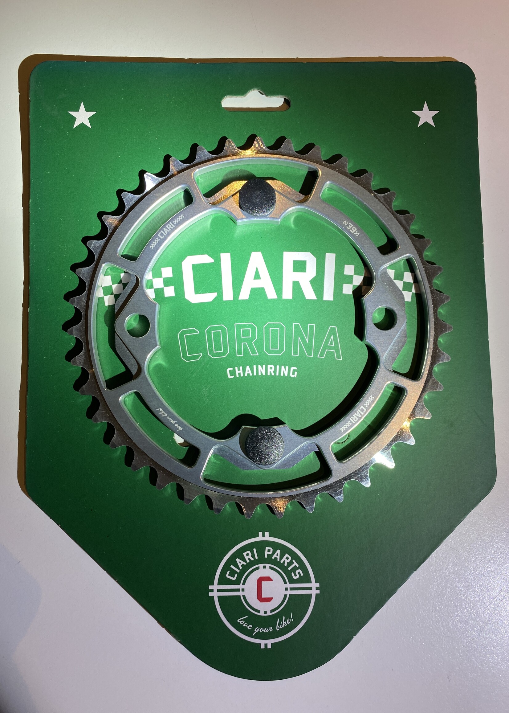 Ciari Ciari Corona 4-Bouten Race BMX Chainwheel 39t silver