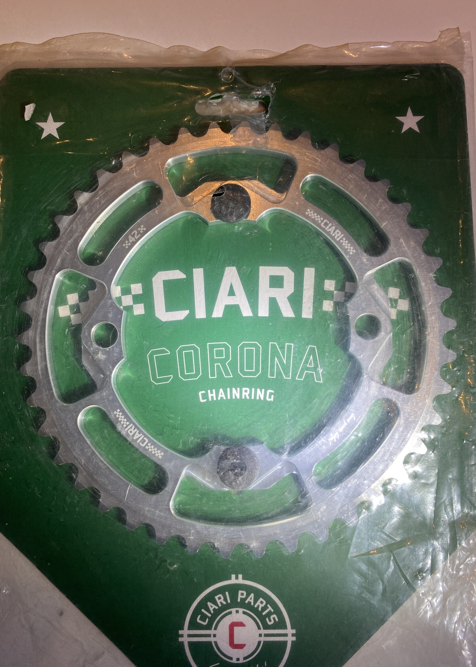 Ciari Corona 4-Bouten Race BMX Chainwheel 42t silver