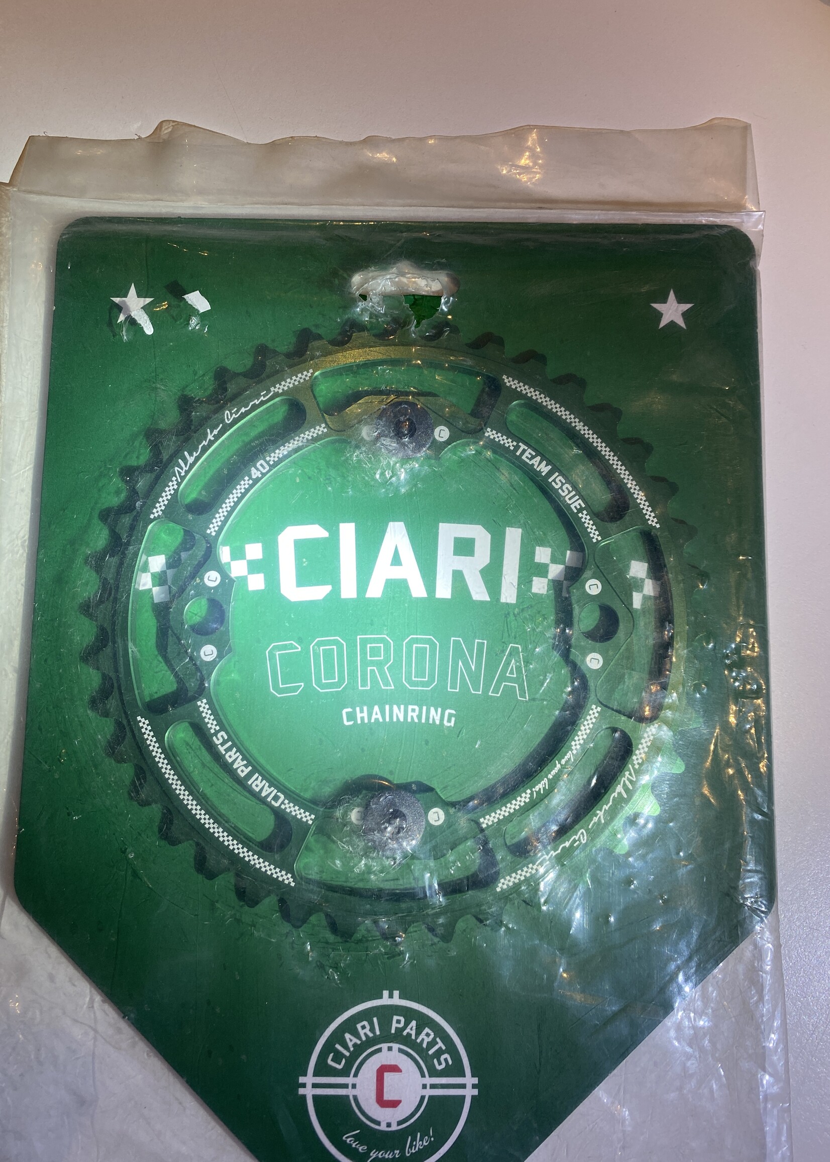 Ciari Ciari Corona 4-Bouten Race BMX Chainwheel 40t groen/green