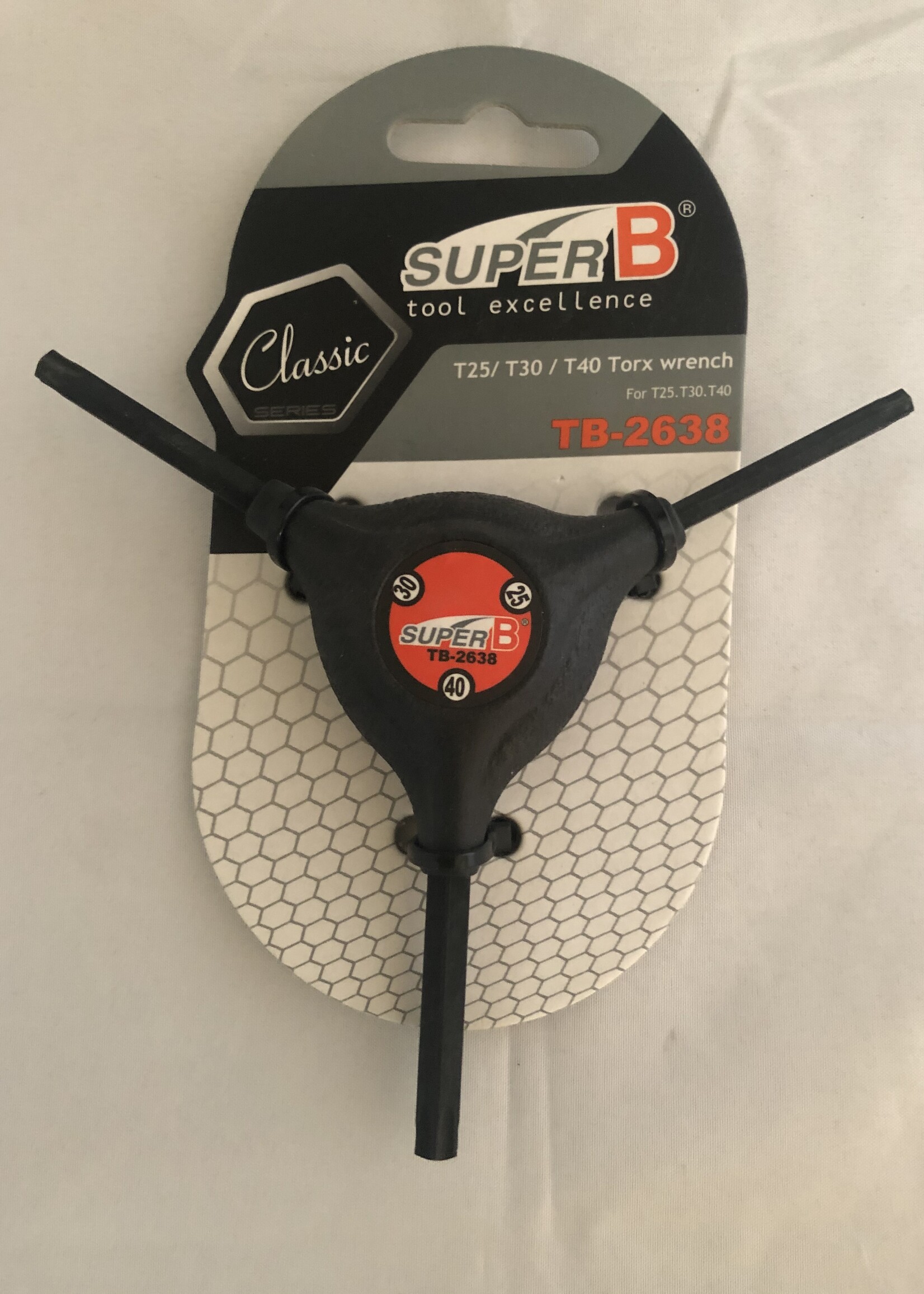 SuperB SuperB Inbus Y-sleutel T25/T30/T40 mmTorx