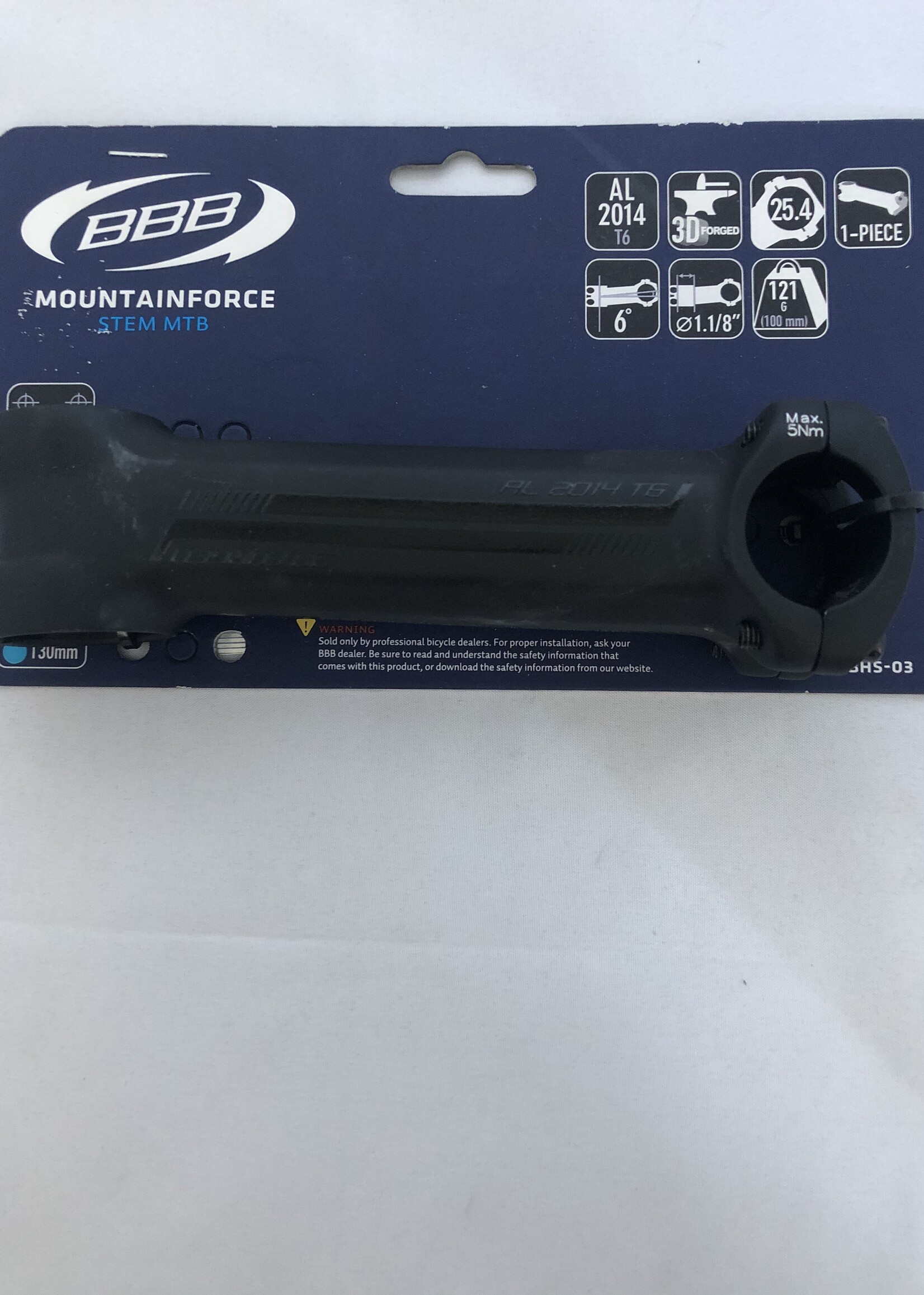 BBB BBB MTB Stuurpen BHS-03 25.4mm 60/70/120/130 mm