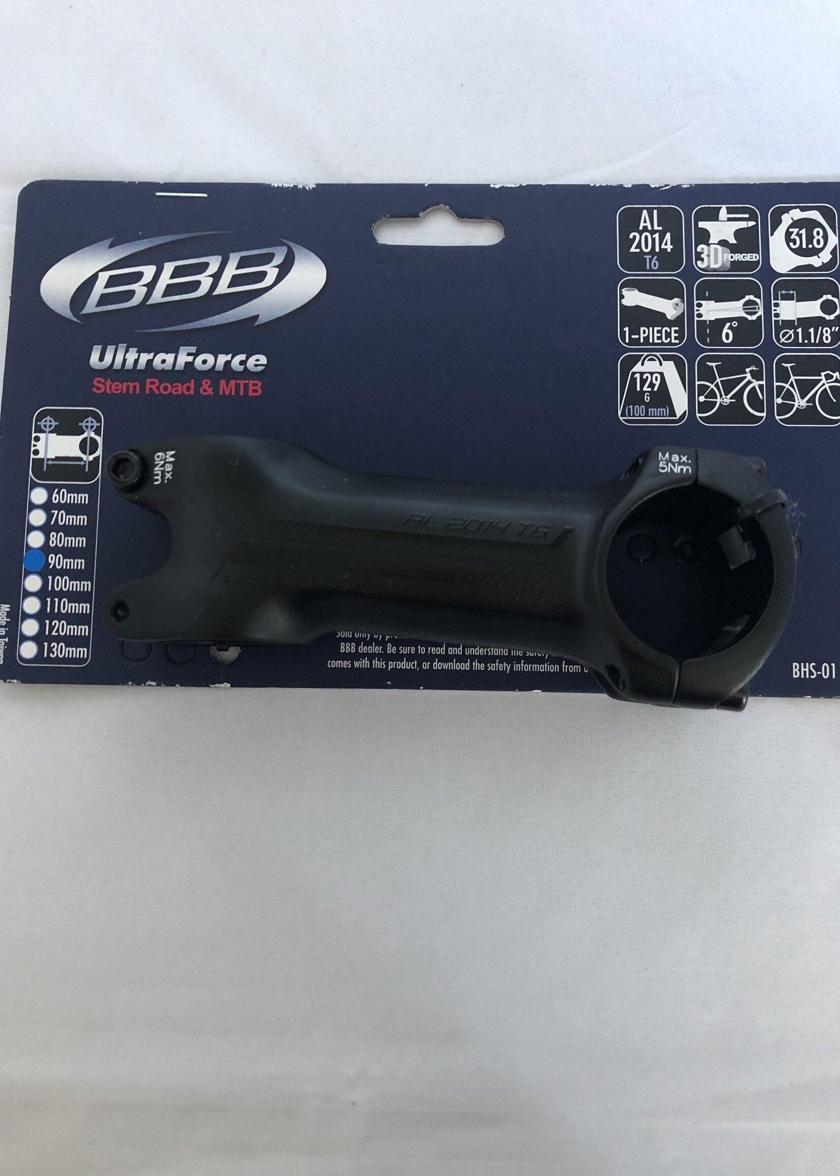 BBB BBB MTB/Race Stuurpen BHS-01 31.8mm 70/90/120mm