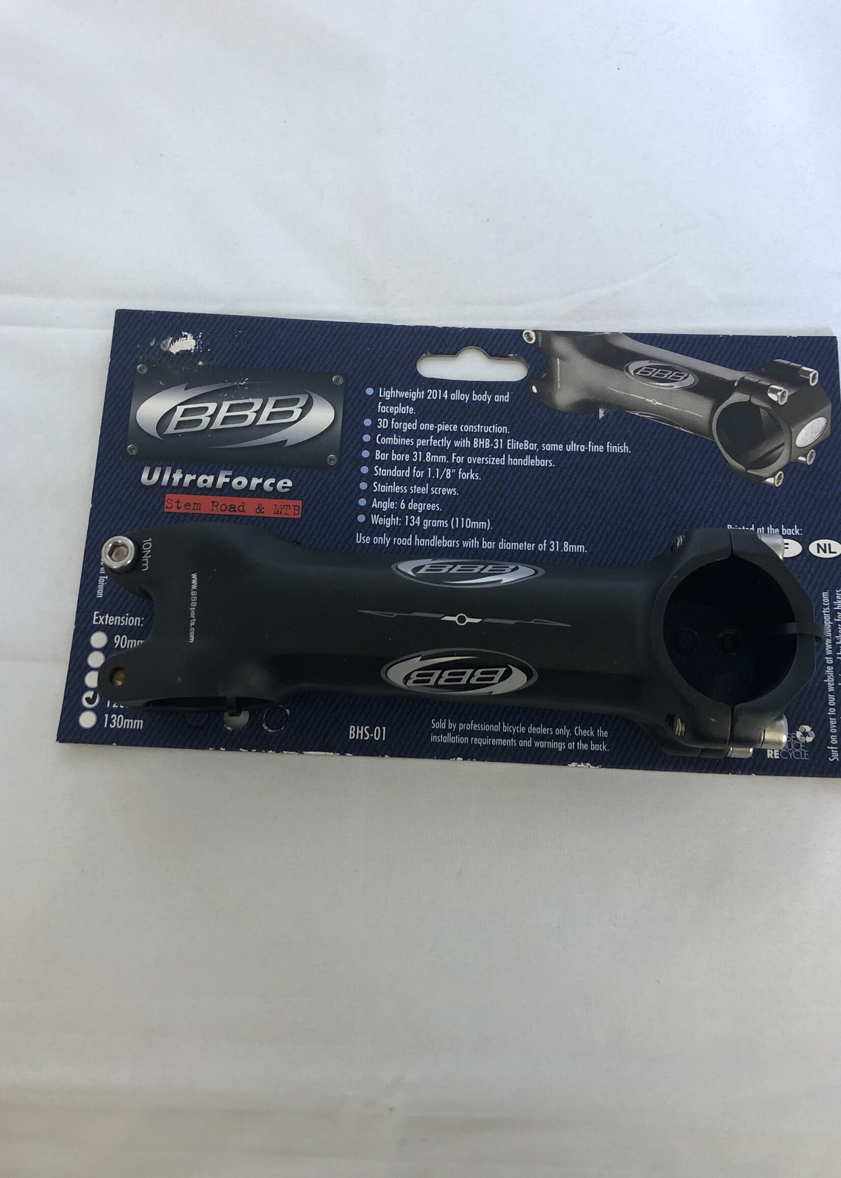 BBB BBB MTB/Race Stuurpen BHS-01 31.8mm 70/90/120mm