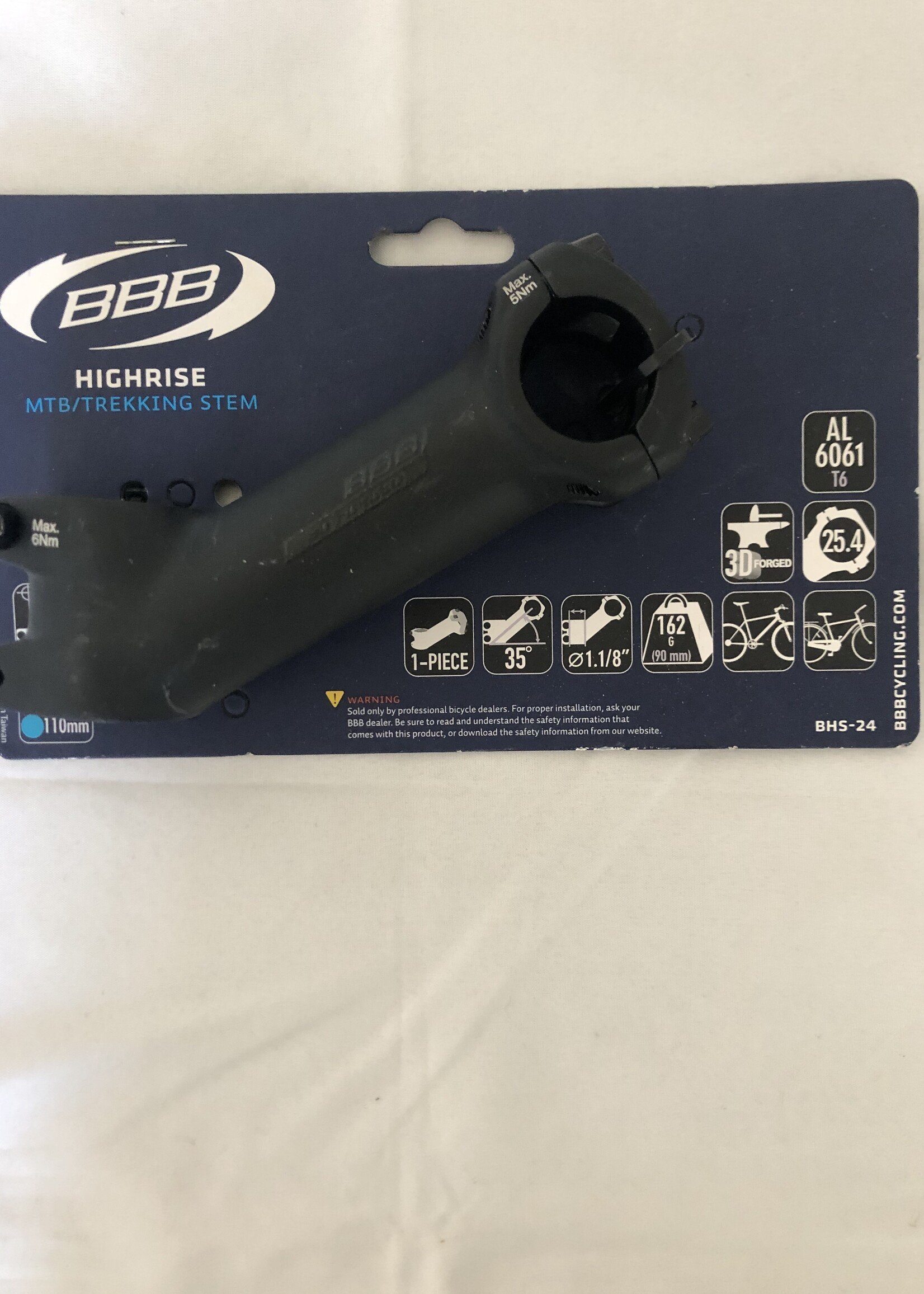 BBB BBB MTB Trekking Stuurpen BHS-24 25.4mm 70/110mm