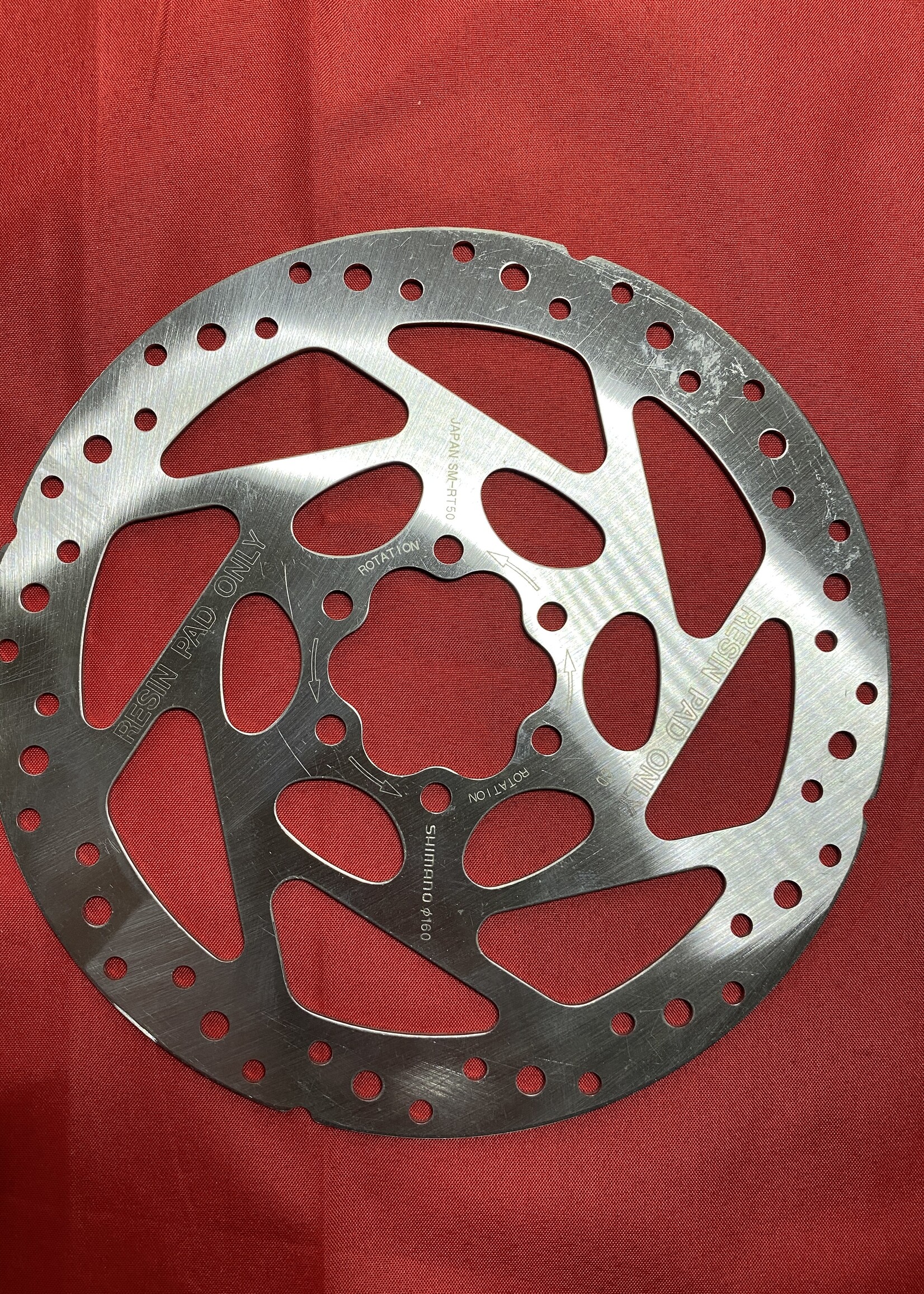 Shimano Shimano SM-RT50S diameter 160 mm remschijf 6 gaats