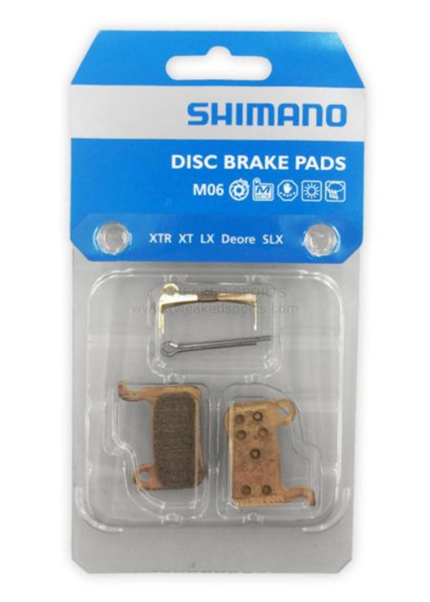 Shimano Shimano Schijfremblokjes M06 Metal XTR M975 zonder verpakking en veer en borgpen