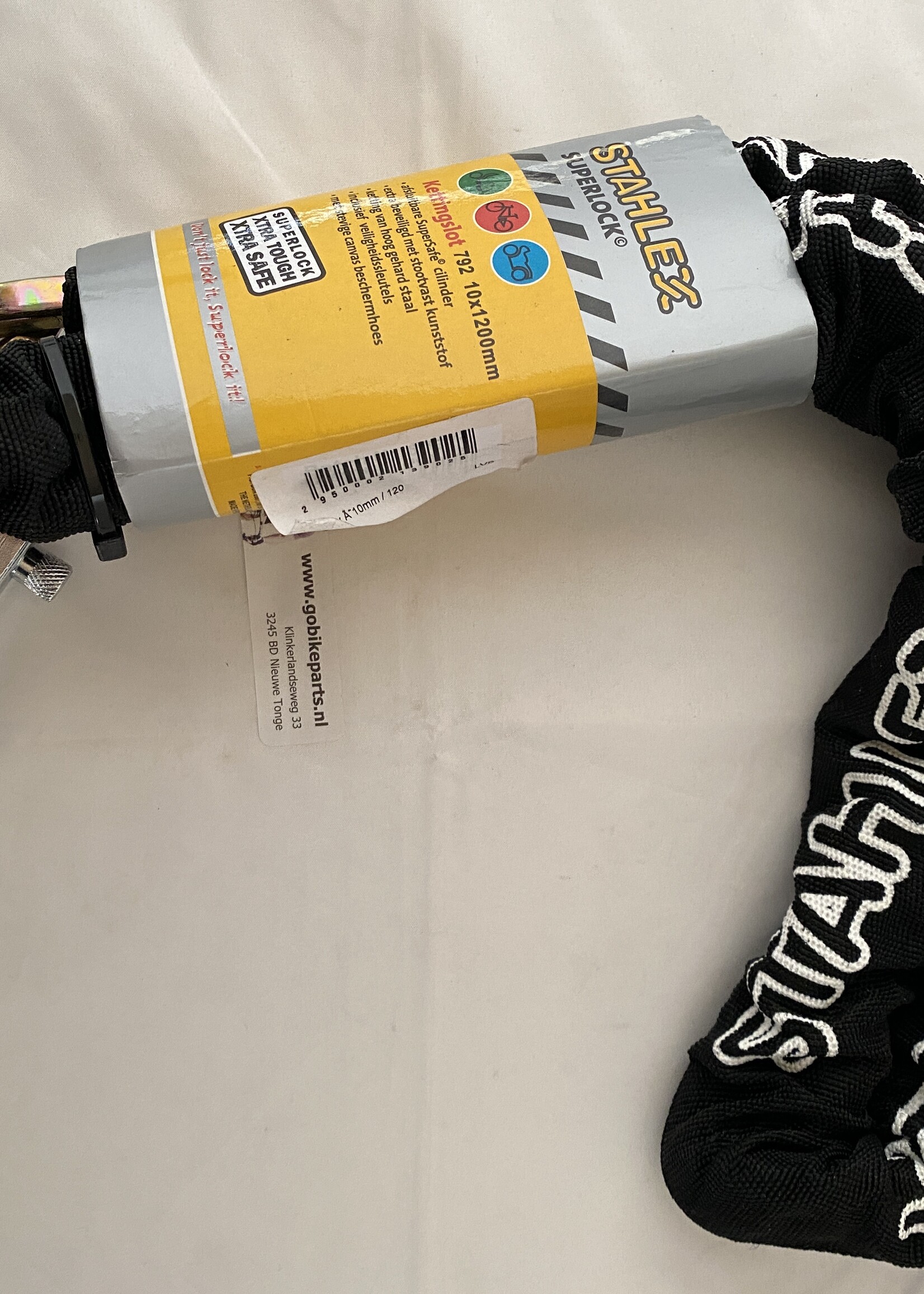 Stahlex Stahlex Superlock  10 x 1200 mm brommer/motor slot