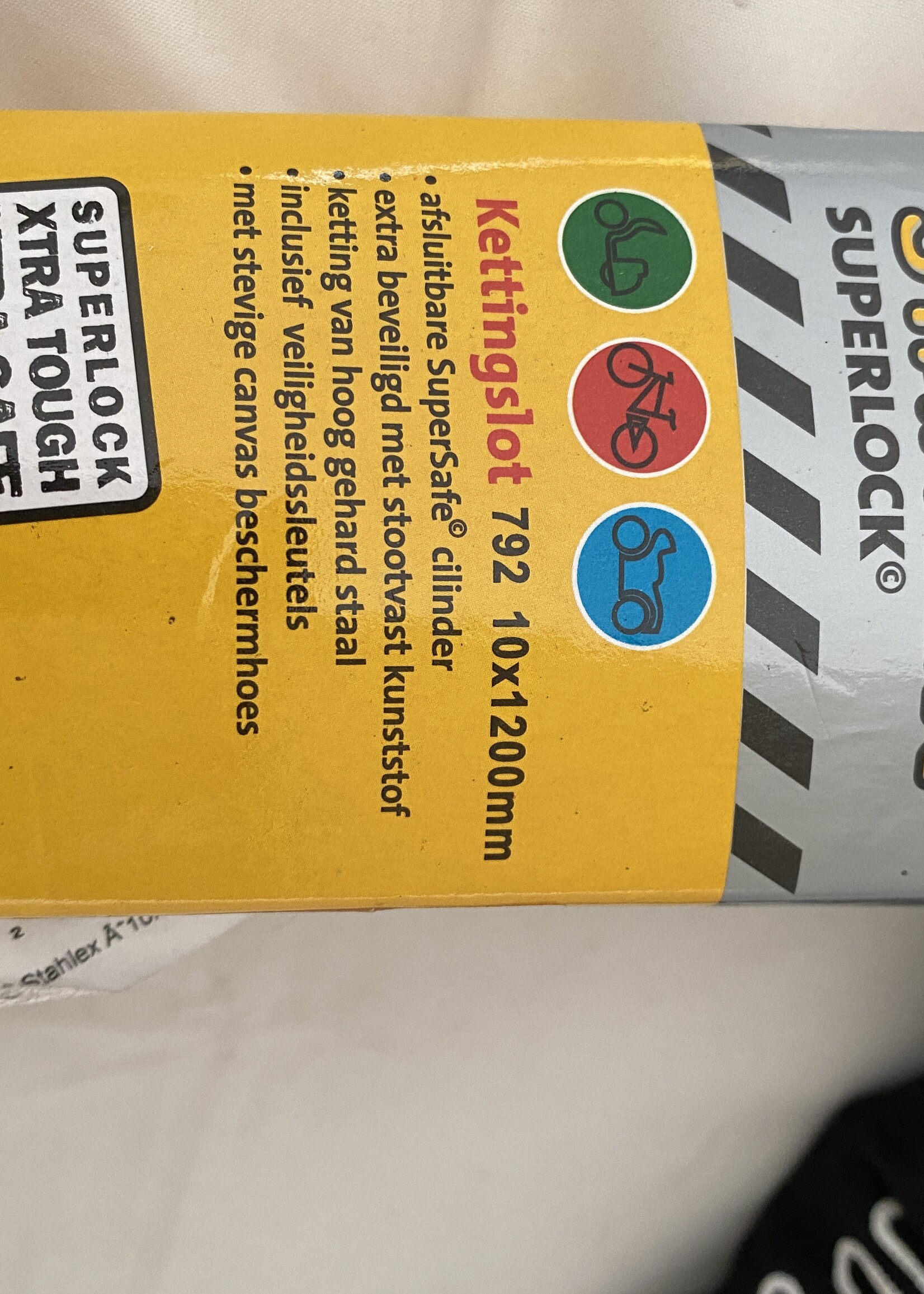 Stahlex Stahlex Superlock  10 x 1200 mm brommer/motor slot